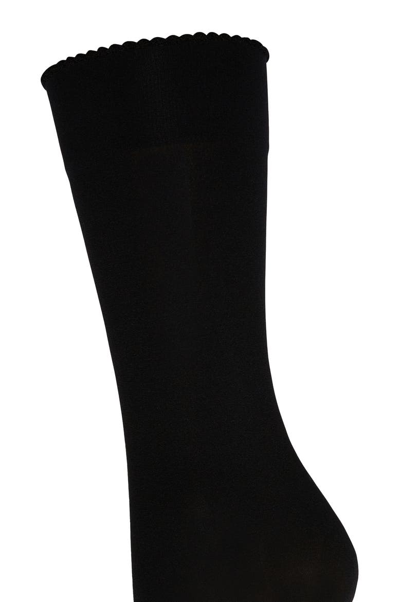 50 Denier Knee High Socks, Alternate, color, BLACK