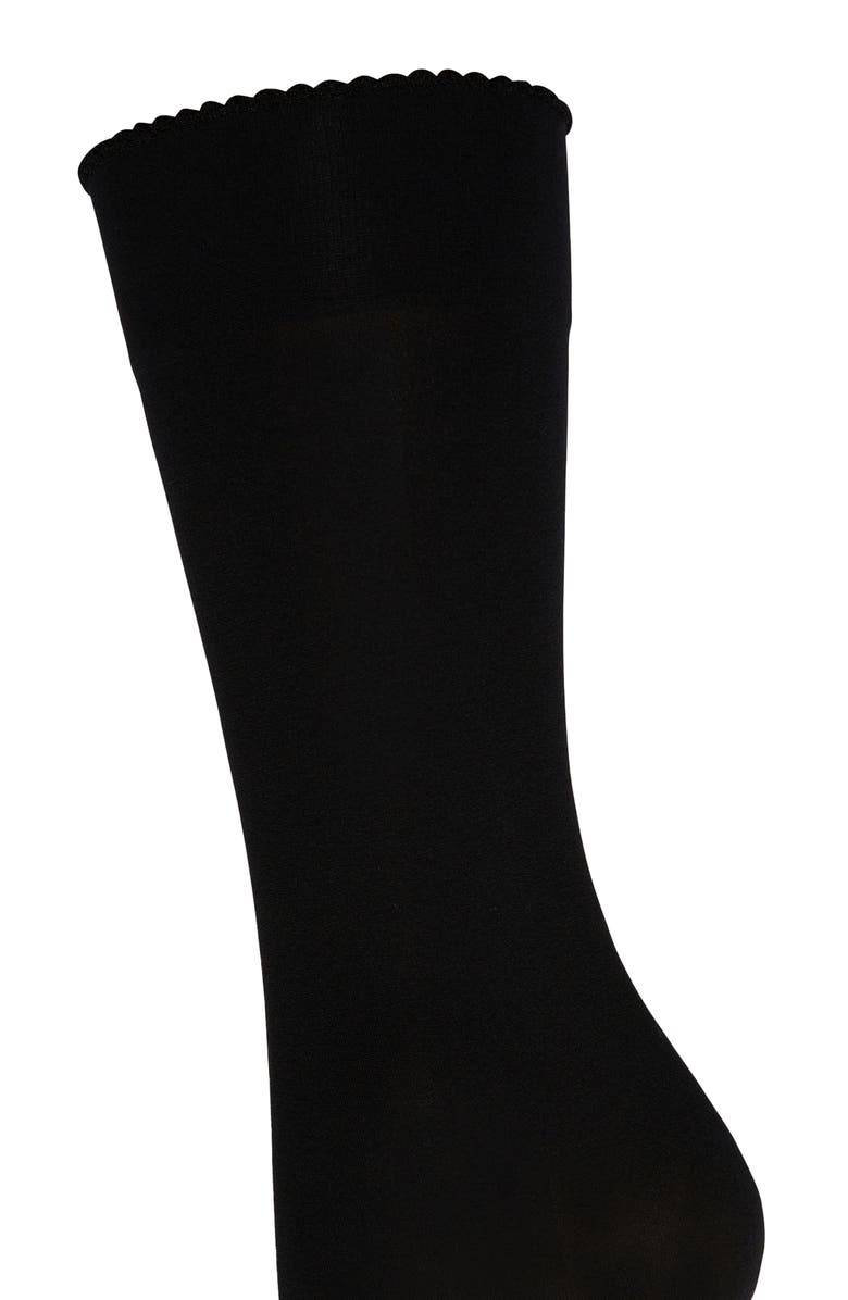Wolford 50 Denier Knee High Socks, Alternate, color, Black
