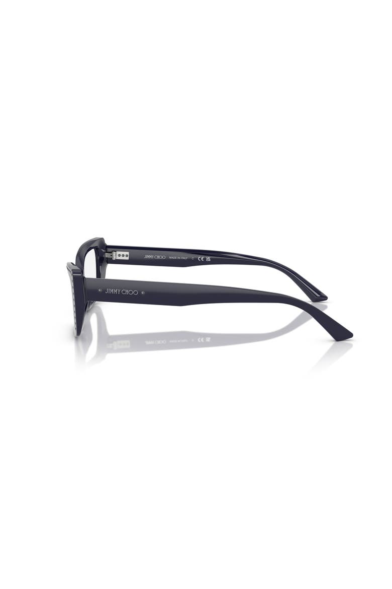 53mm Cat Eye optical glasses, Alternate, color, Blue
