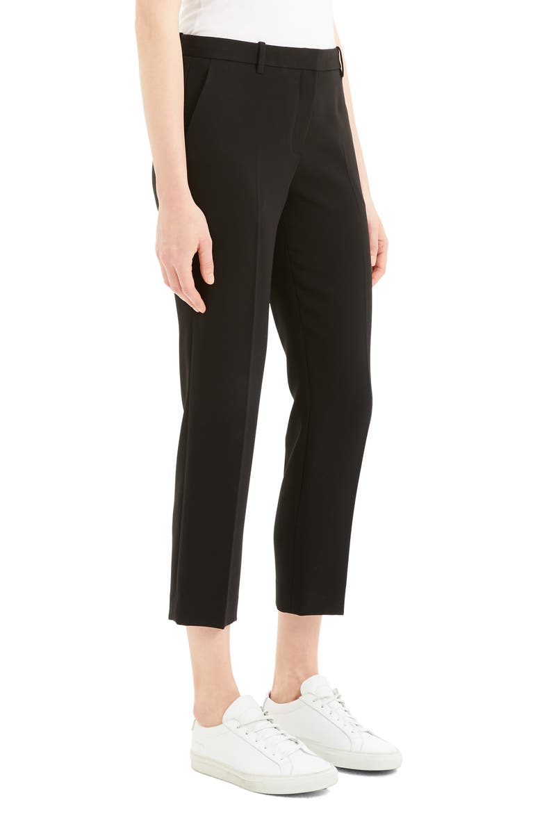 Tailored Ankle Trousers, Alternate, color, BLACK