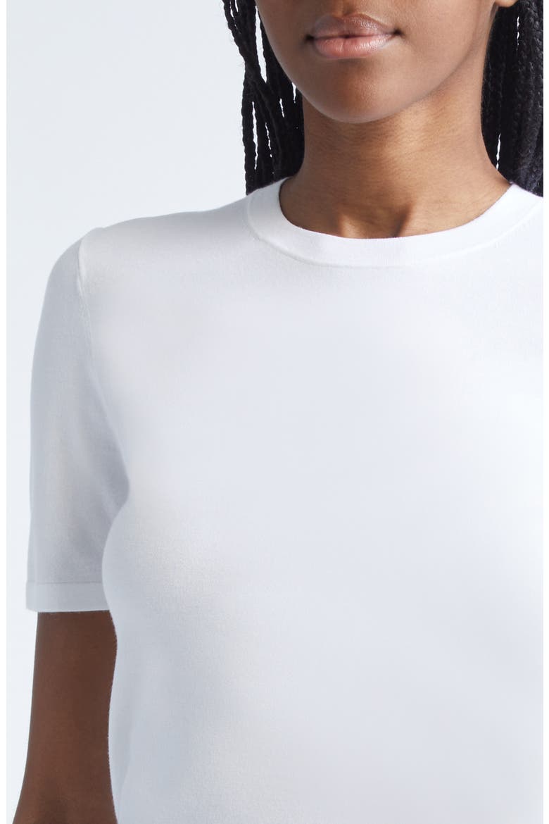 Knit T-Shirt, Alternate, color, OPTIC WHITE