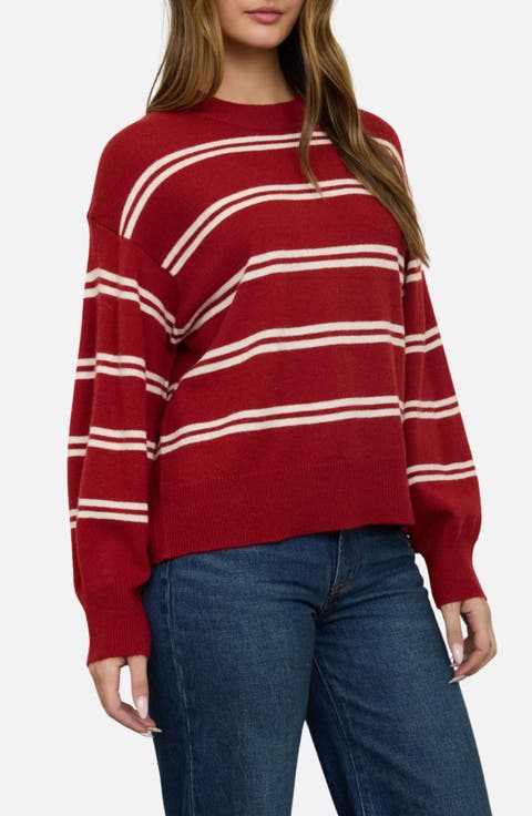Stripe Crewneck Sweater