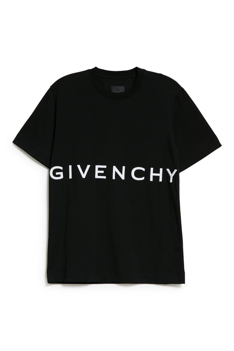 Logo Embroidered Oversize T-Shirt, Alternate, color, BLACK