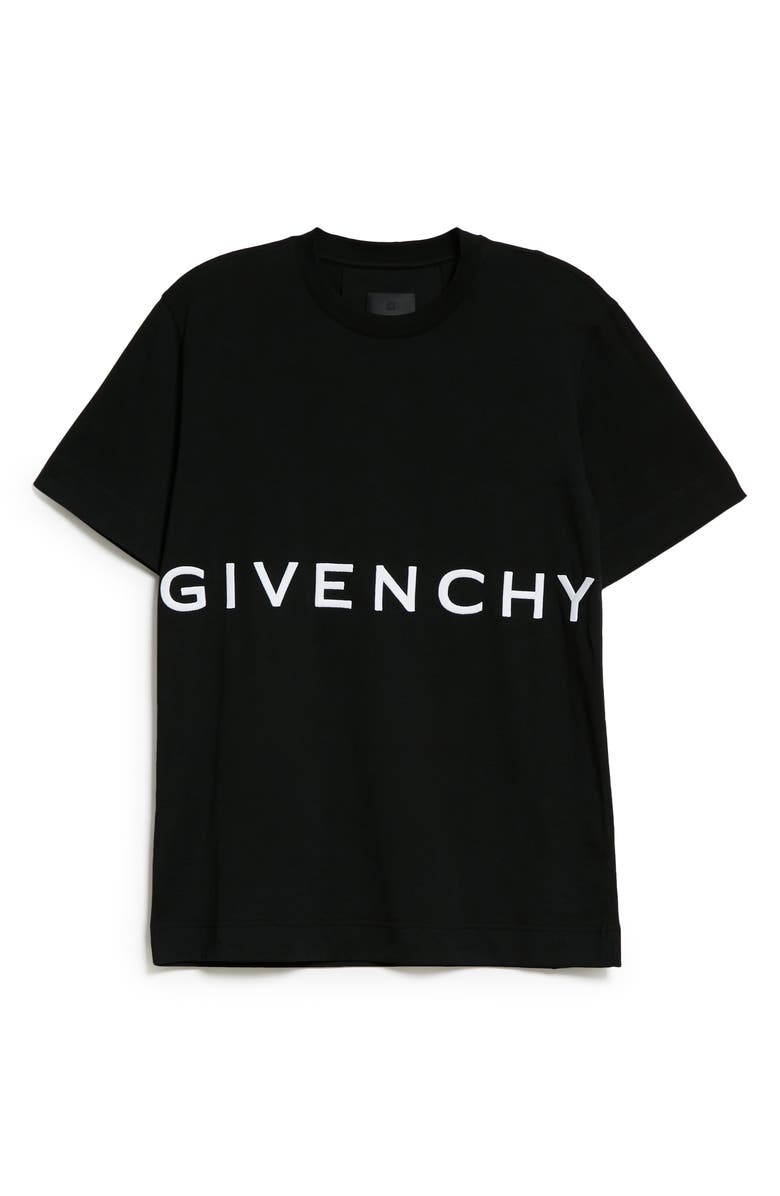 Givenchy Logo Embroidered Oversize T-Shirt, Alternate, color, 