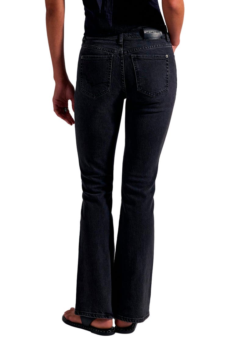 Double Knot High Waist Straight Leg Jeans, Alternate, color, DARK HORIZON