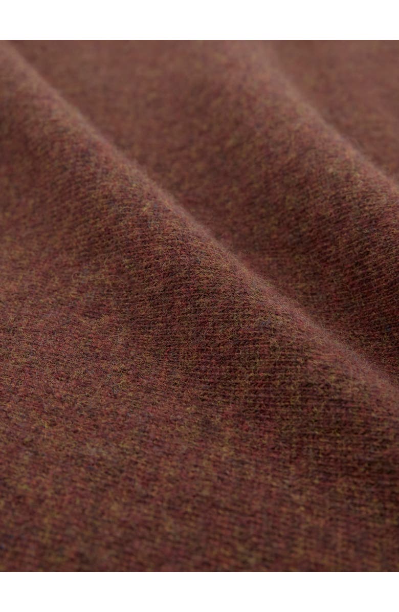 Celtic & Co. Geelong Wool Slouch V-Neck Sweater, Alternate, color, Ember