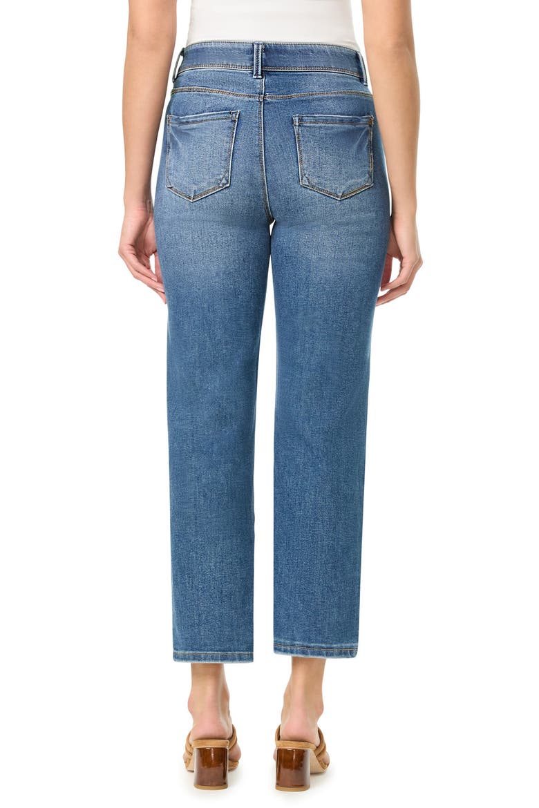 Effortless 27-Inch High Rise Slim Straight Leg Jeans, Alternate, color, OCEANA
