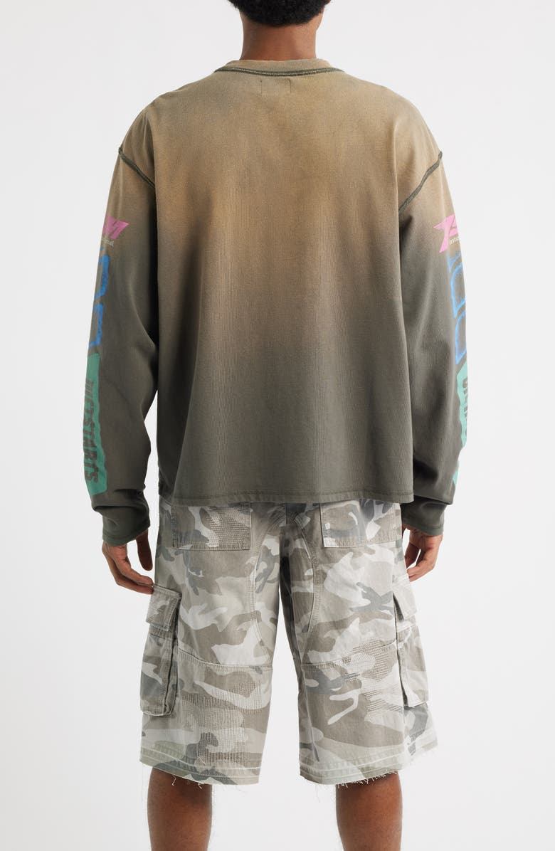 DIET STARTS MONDAY Winners Long Sleeve T-Shirt, Alternate, color, Vintage Black