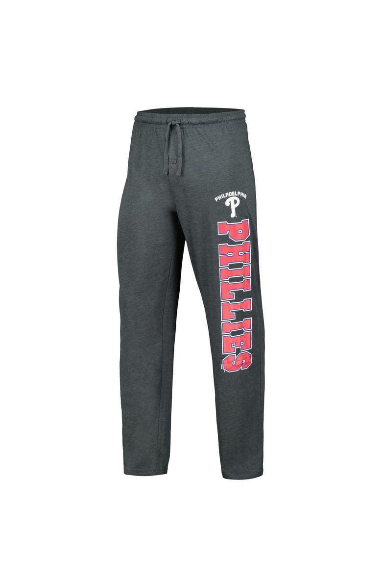 CONCEPTS SPORT Men's Concepts Sport Charcoal/Red Philadelphia Phillies Meter T-Shirt & Pants Sleep Set, Alternate, color, 