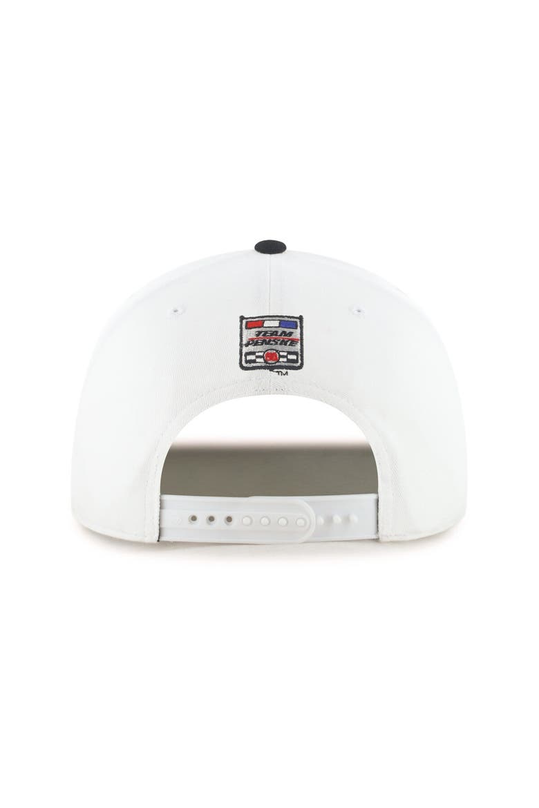 Men's '47  White/Gold Ryan Blaney Flame Hitch Adjustable Hat, Alternate, color, White