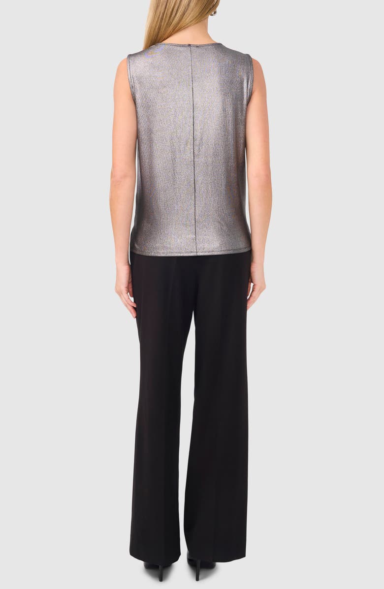 Halogen<sup>®</sup> Metallic Cowl Neck Sleeveless Top, Alternate, color,
