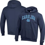 Champion Men's Champion Navy North Carolina Tar Heels Arch Over Logo Pullover Hoodie