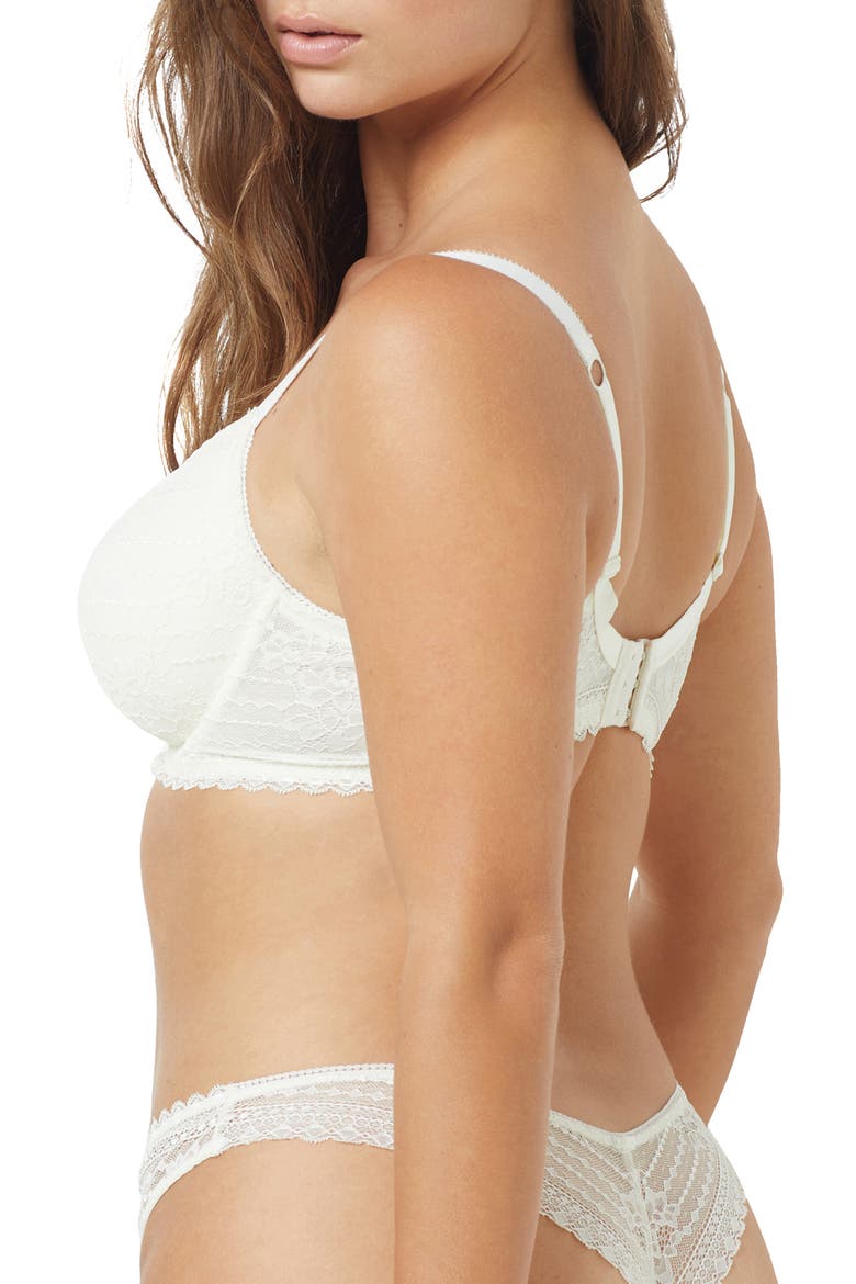 Panama Underwire Contour Bra, Alternate, color, ECRU