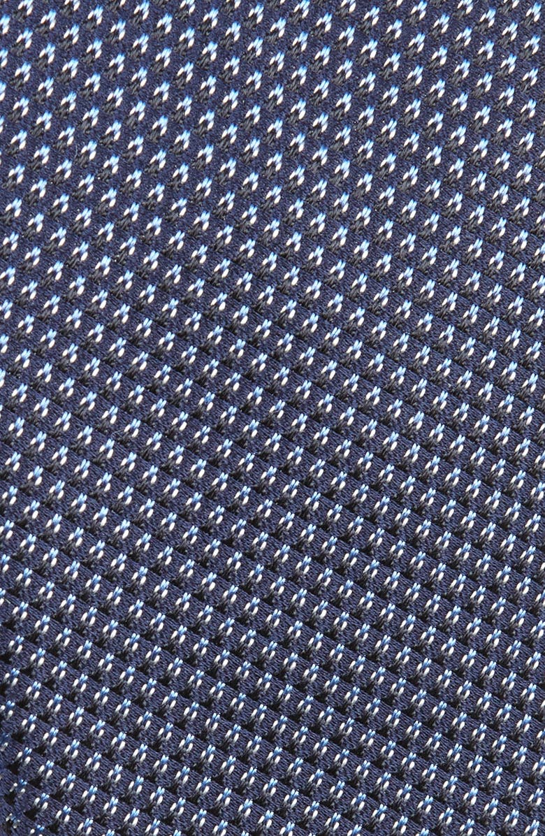 BOSS Micropattern Silk Tie, Alternate, color, 