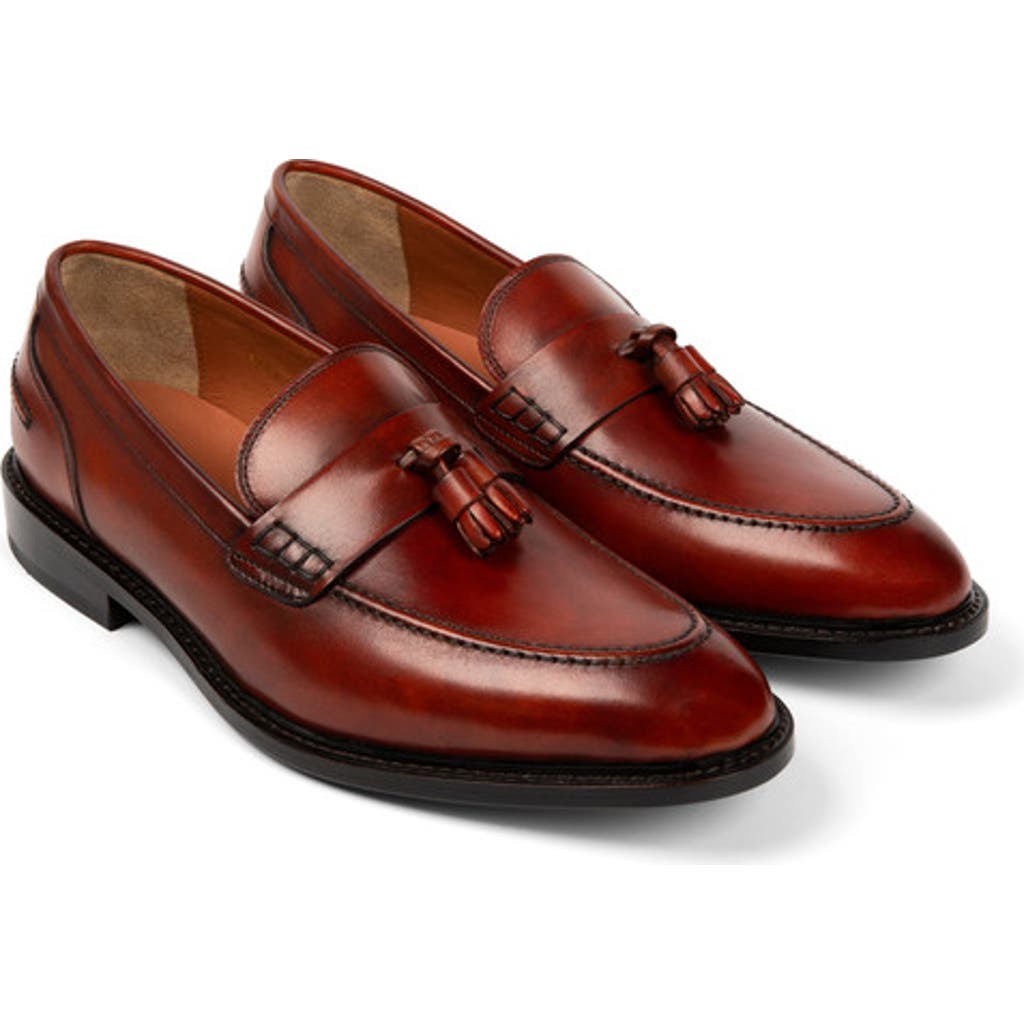 Anthony Veer Rivertone Tassel Loafer In Brown