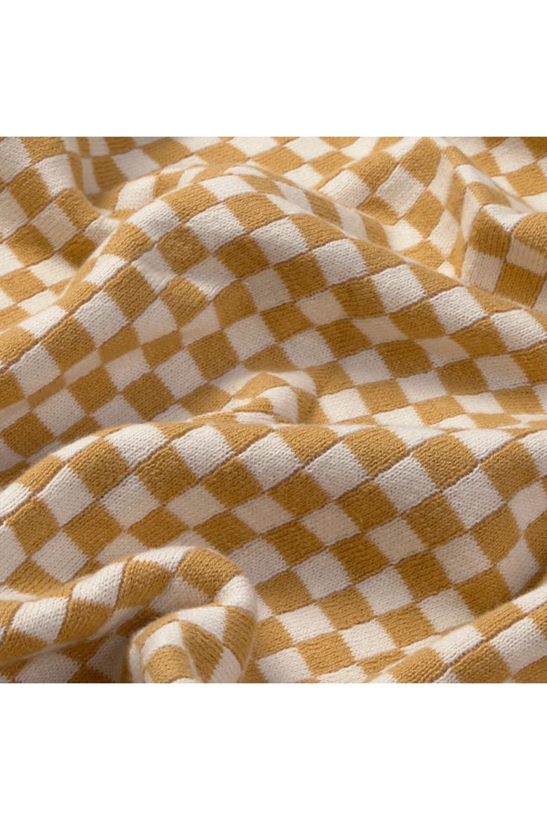 Knitted Blanket Tiles, Alternate, color, Natural/Honey