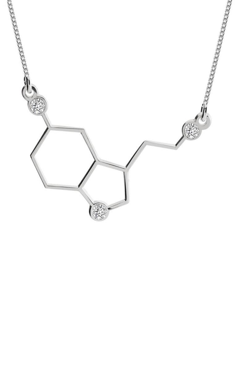 MELANIE MARIE Serotonin Pendant Necklace, Main, color, Sterling Silver