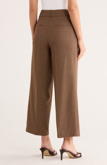 Soft Pleat Texture Trousers