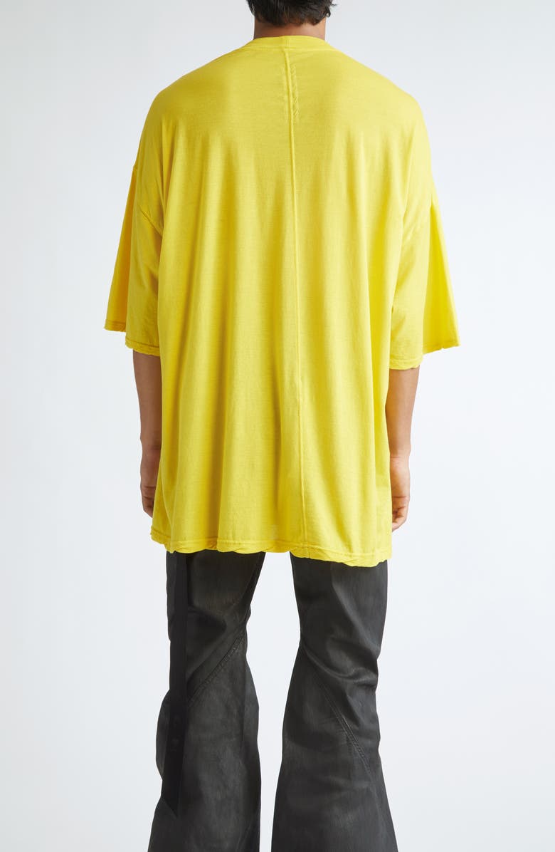 Rick Owens DRKSHDW Tommy Oversize T-Shirt, Alternate, color, Lemon