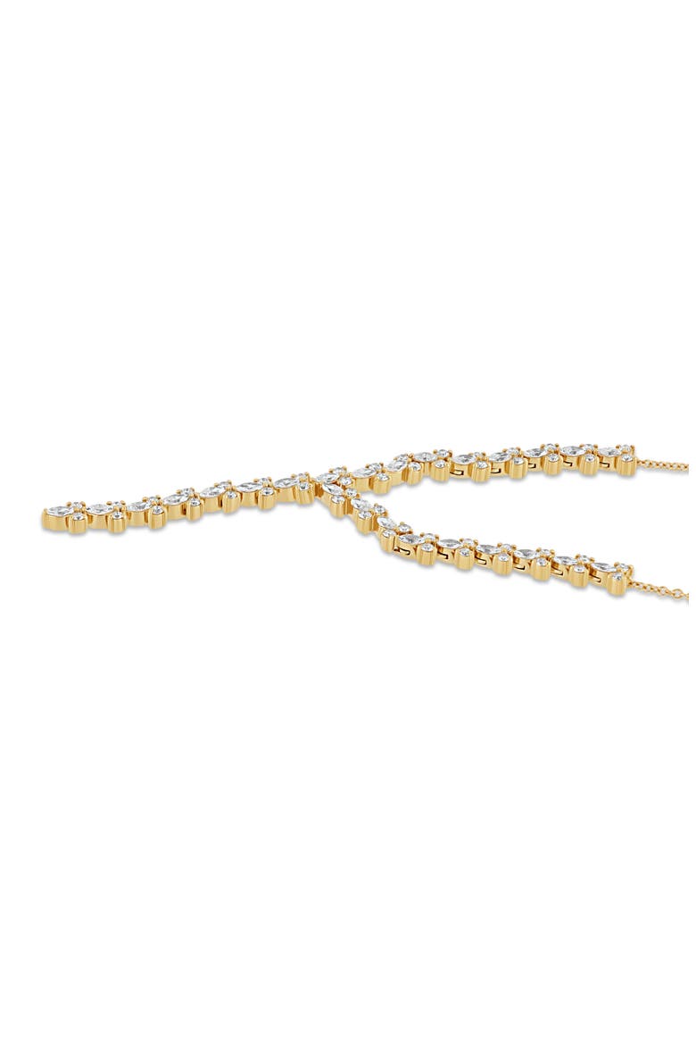 18K Gold Getty Diamond Y-Necklace (Online Trunk Show), Alternate, color, 18KY GOLD