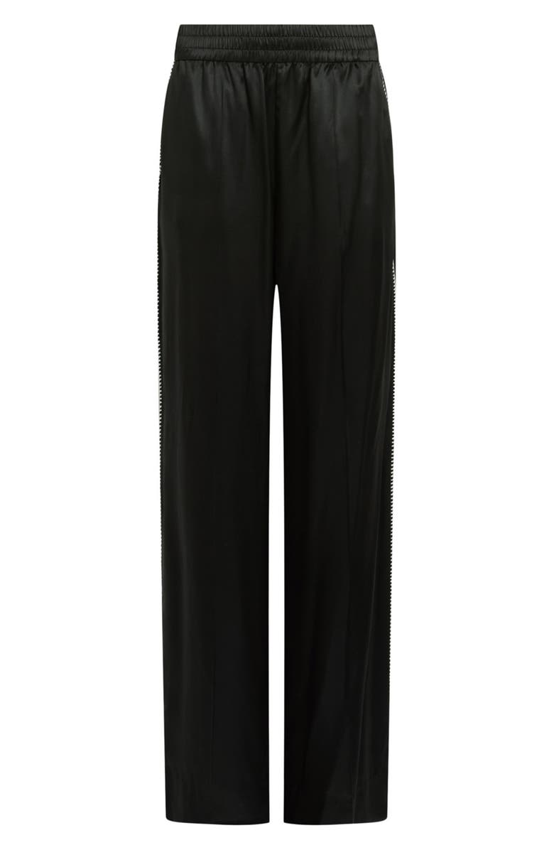 AllSaints Charli Whipstitch Satin Wide Leg Pants, Alternate, color, 