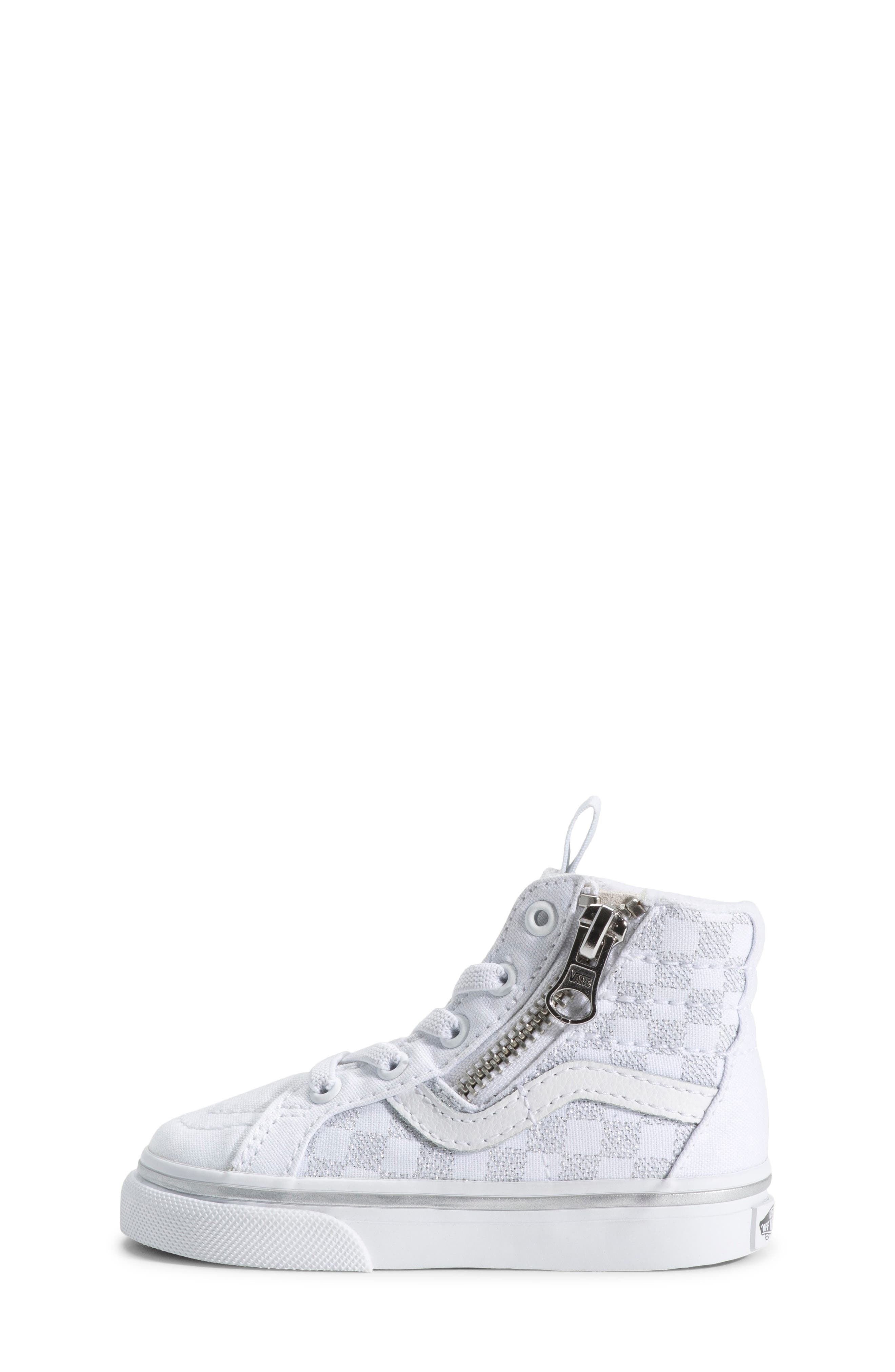 Vans Kids' Sk8-Hi Reissue Side Zip Sneaker, Alternate, color, 