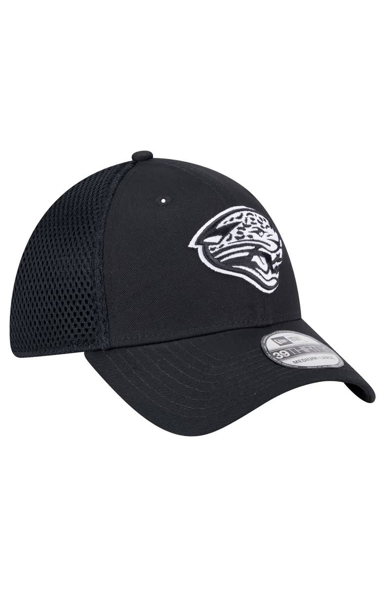New Era Men's New Era Black Jacksonville Jaguars Main Neo 39THIRTY Flex Hat, Alternate, color, Black
