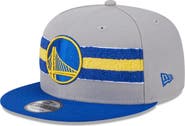 New Era Men's New Era Gray Golden State Warriors Chenille Band 9FIFTY Snapback Hat