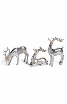 Zodax Set of 6 Decorative Reindeer Figurines