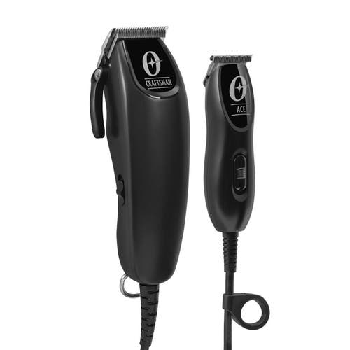 Oster Professional Craftsman Mag Clipper And Ace Mini Trimmer Combo Kit In Black