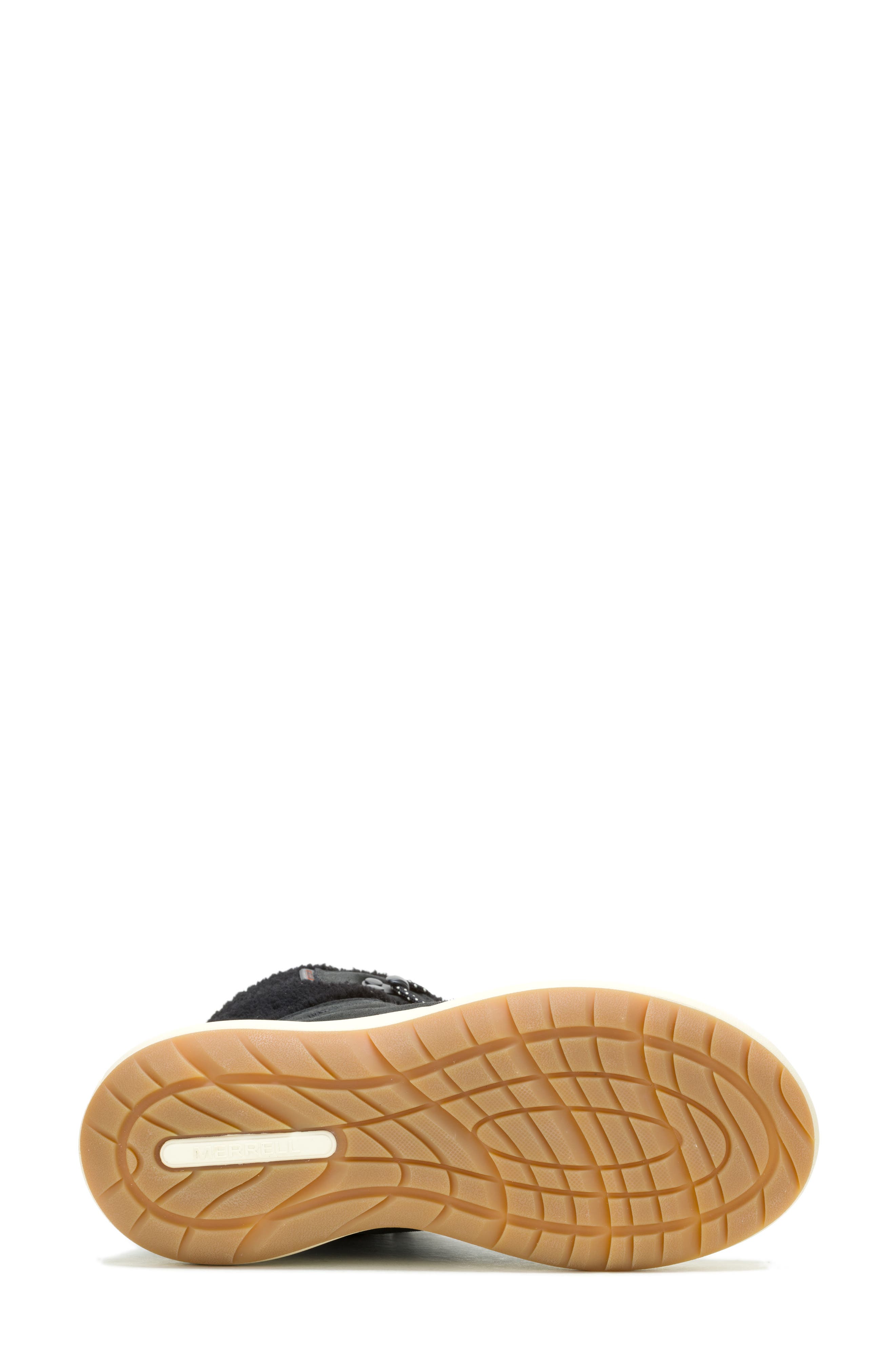 Merrell Marquette Thermo Waterproof Faux Shearling Lined Boot, Alternate, color, Black