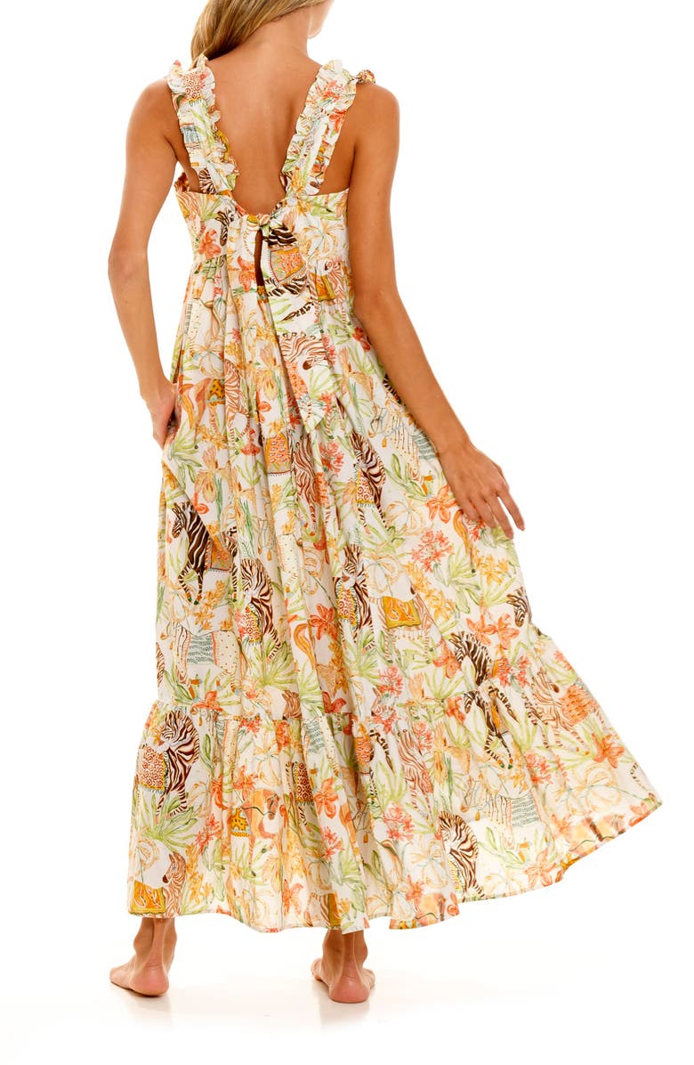 The Lazy Poet Mika Wide Caravan Cotton Nightgown, Alternate, color, Green