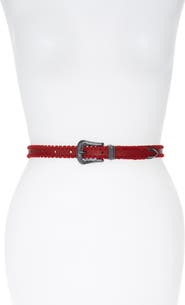 Rebecca Minkoff Whipstitch Leather Belt