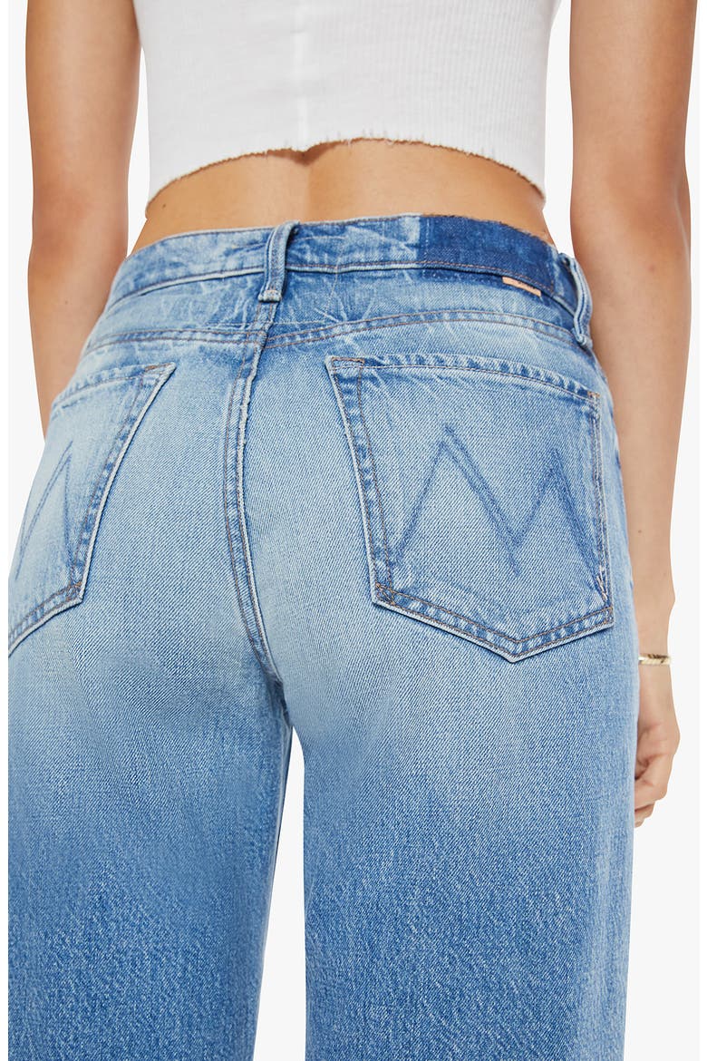 The Dodger Button Sneak Wide Leg Jeans, Alternate, color, WIPEOUT