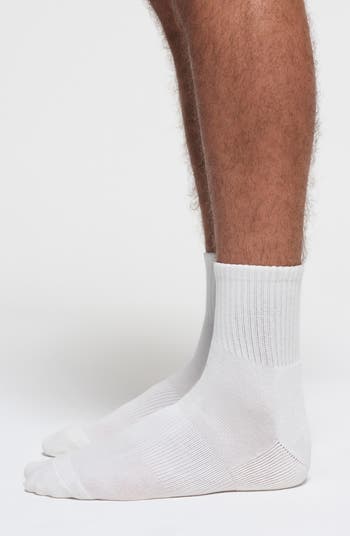 3-Pack Quarter Crew Socks