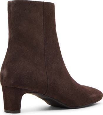 Shanti Waterproof Leather Kitten Heel Boot