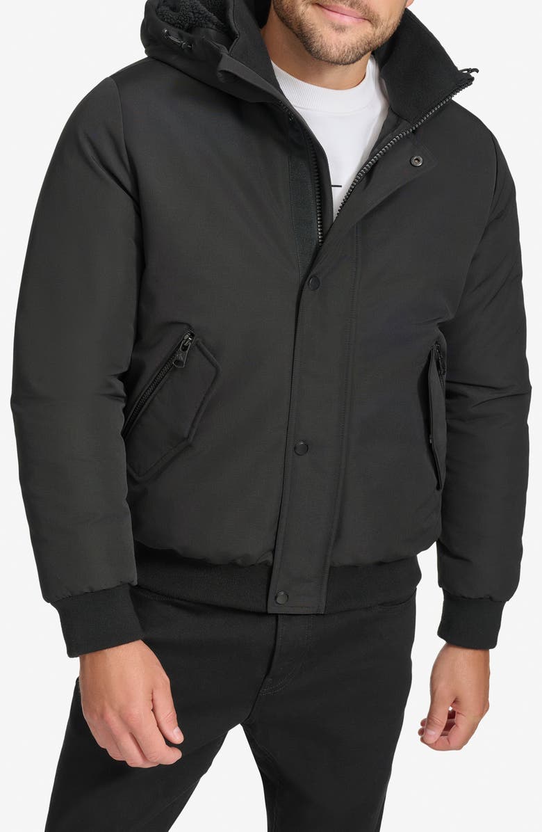 Calvin Klein Arctic Faille Water Resistant Parka, Main, color, 