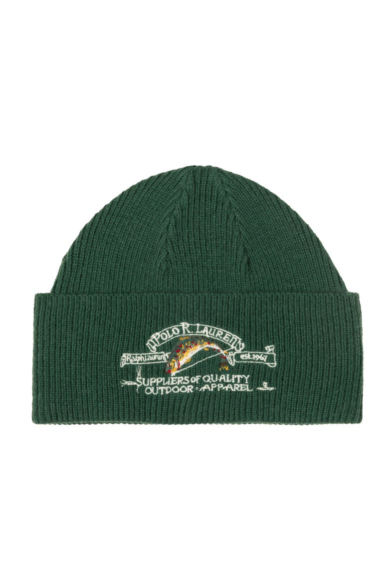 Polo Sportsman Beanie, Main, color, Verano Green