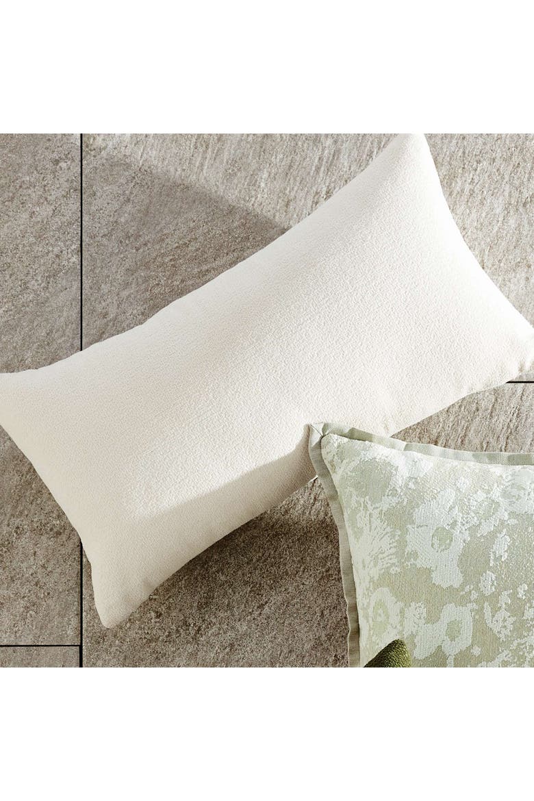 Cooper Lumbar Indoor-Outdoor Pillow, Alternate, color, White