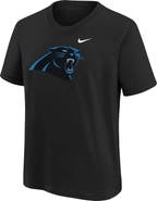 Nike Youth Nike Black Carolina Panthers Logo T-Shirt