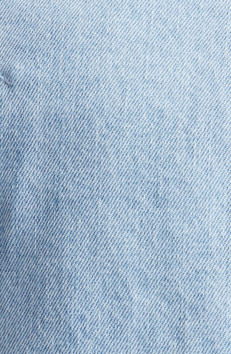 L'AGENCE Robbie Double Breasted Denim Blazer, Alternate, color, 