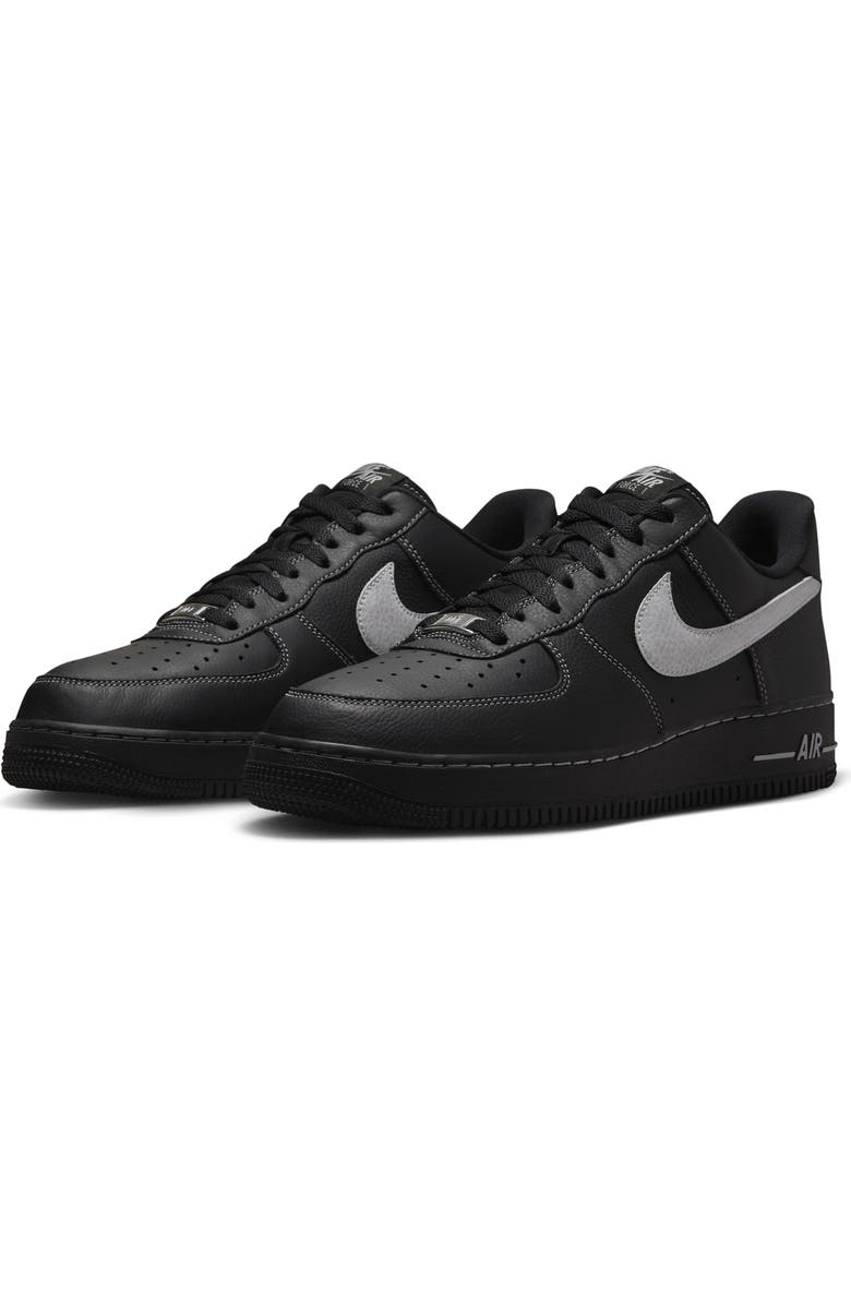 Nike Air Force 1 '07 LV8 Sneaker, Main, color, 006 Black/Black/Black/Wolf Grey