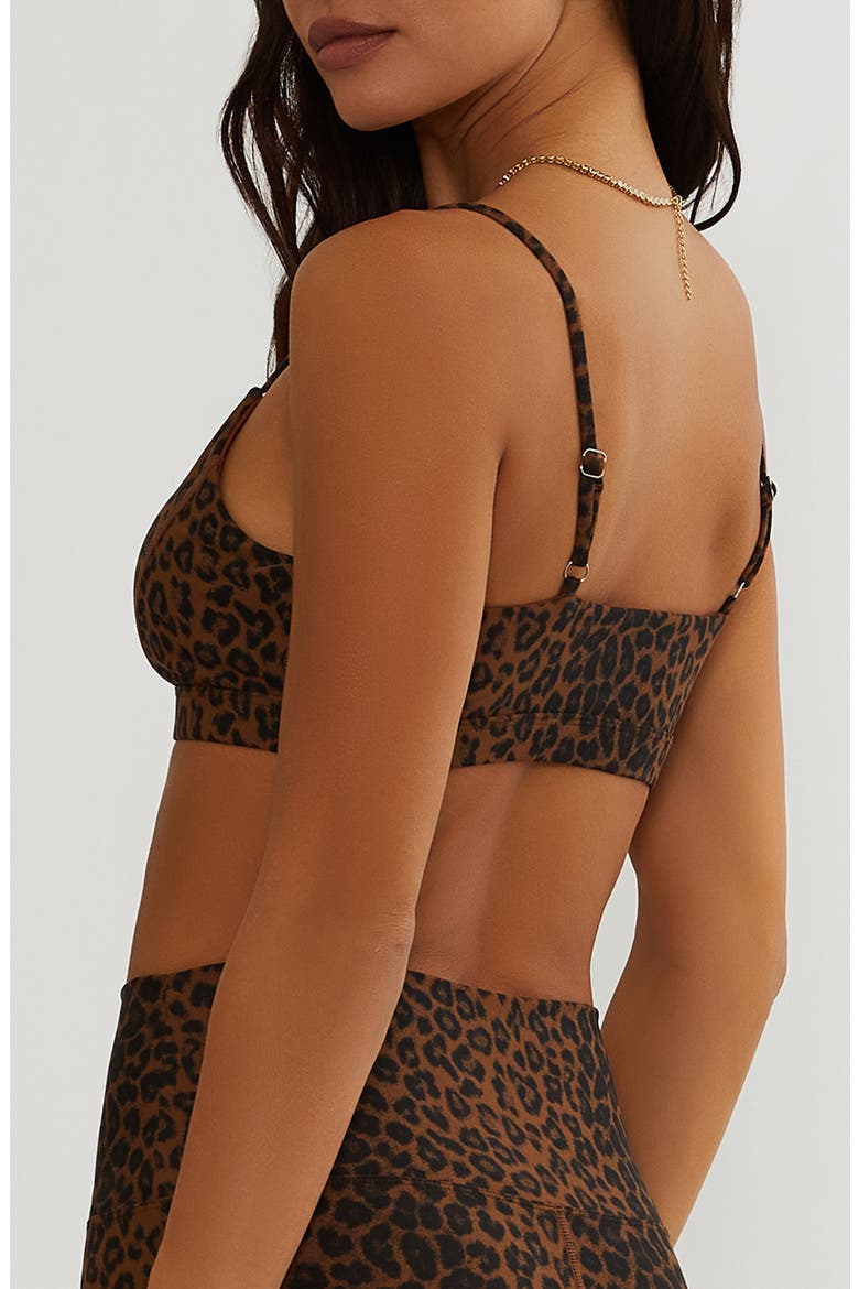 Sara Sports Bra, Alternate, color, CARAMEL LEOPARD