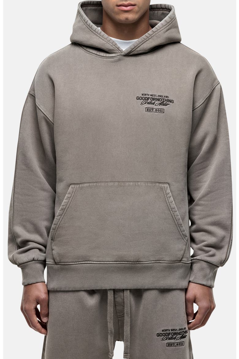 Vintage Washed Taupe Atelier Hoodie, Main, color, Taupe