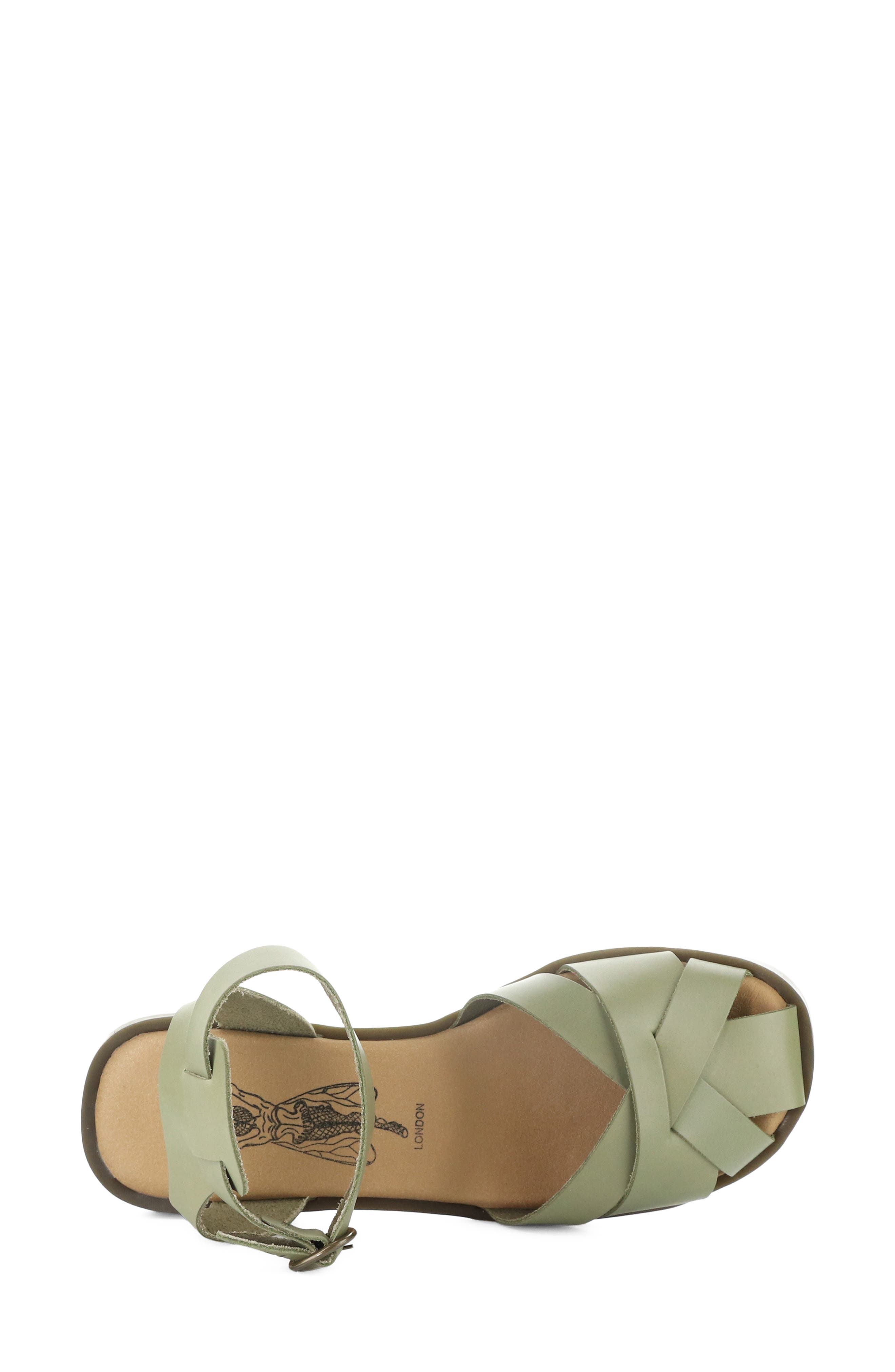 Alli Ankle Strap Fisherman Sandal, Alternate, color, SMOG