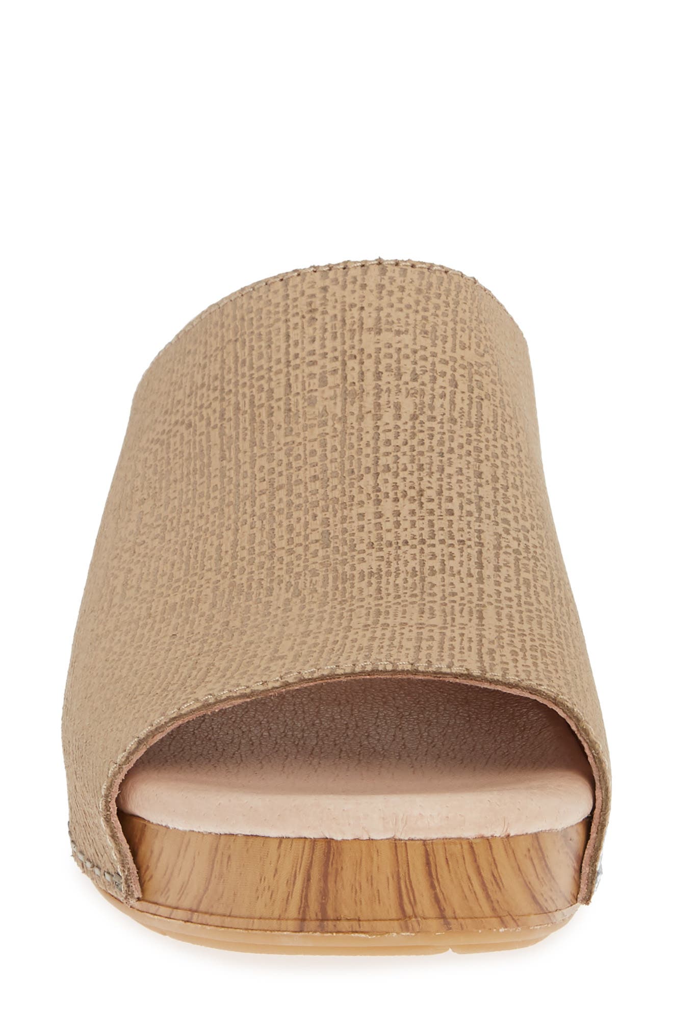 Maci Mule Sandal, Alternate, color, TAUPE LEATHER
