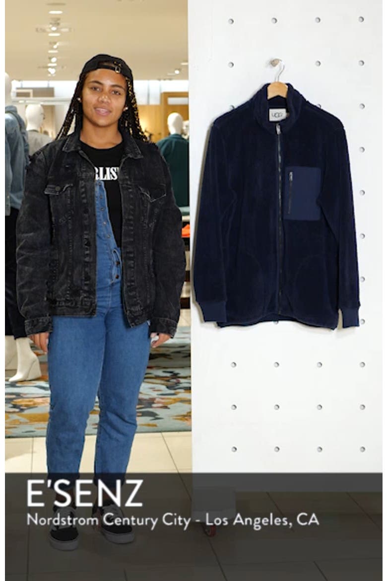 Lucas High Pile Fleece Sweater Jacket video