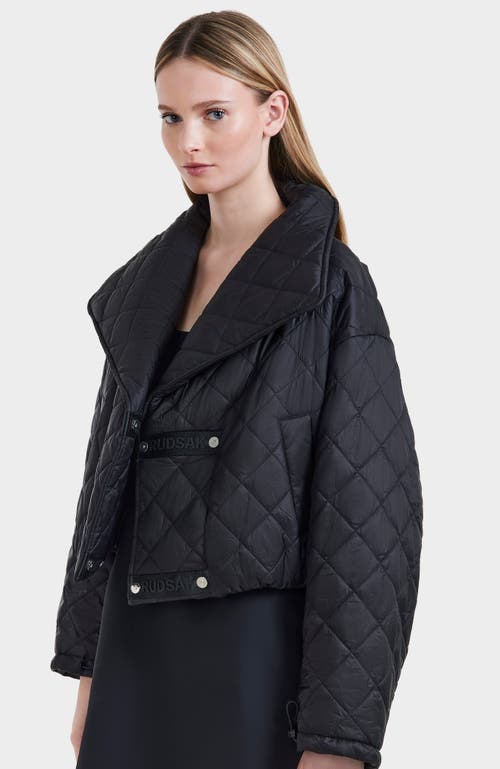 Rudsak Kalee Women's Quilted Short Coat In Black
