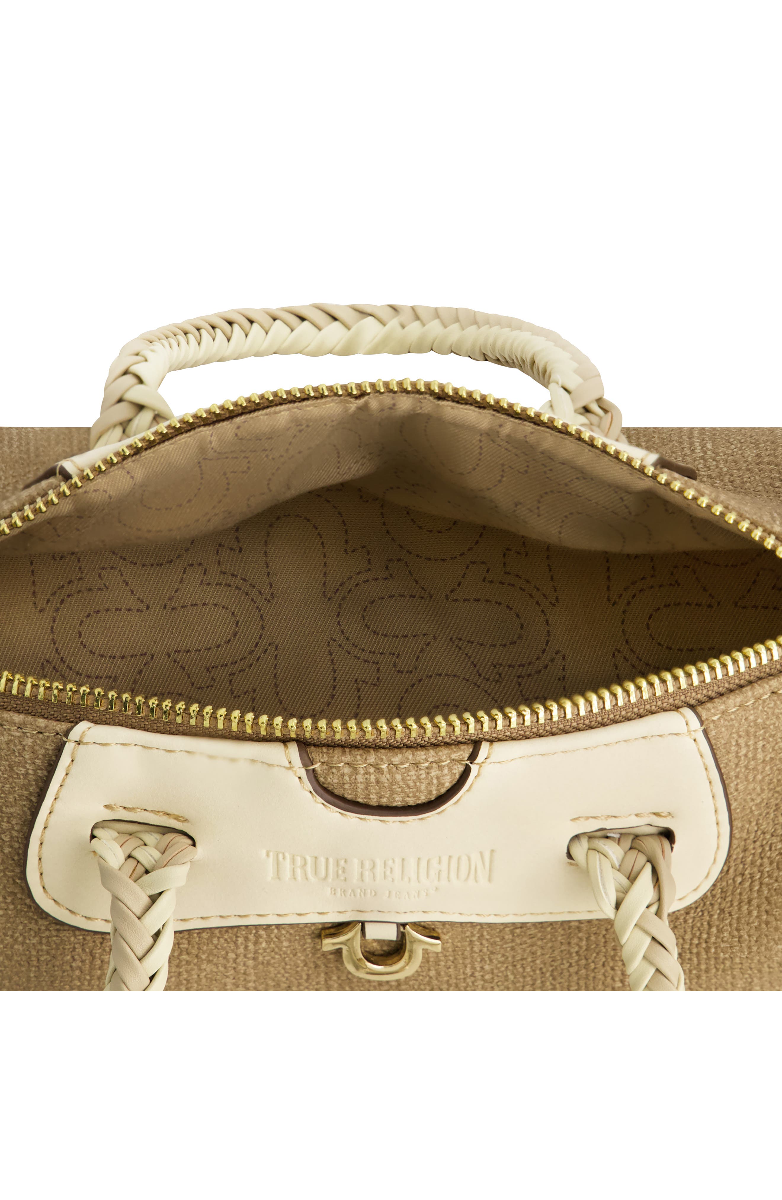 Quede Mini Duffel Crossbody Bag, Alternate, color, TAUPE