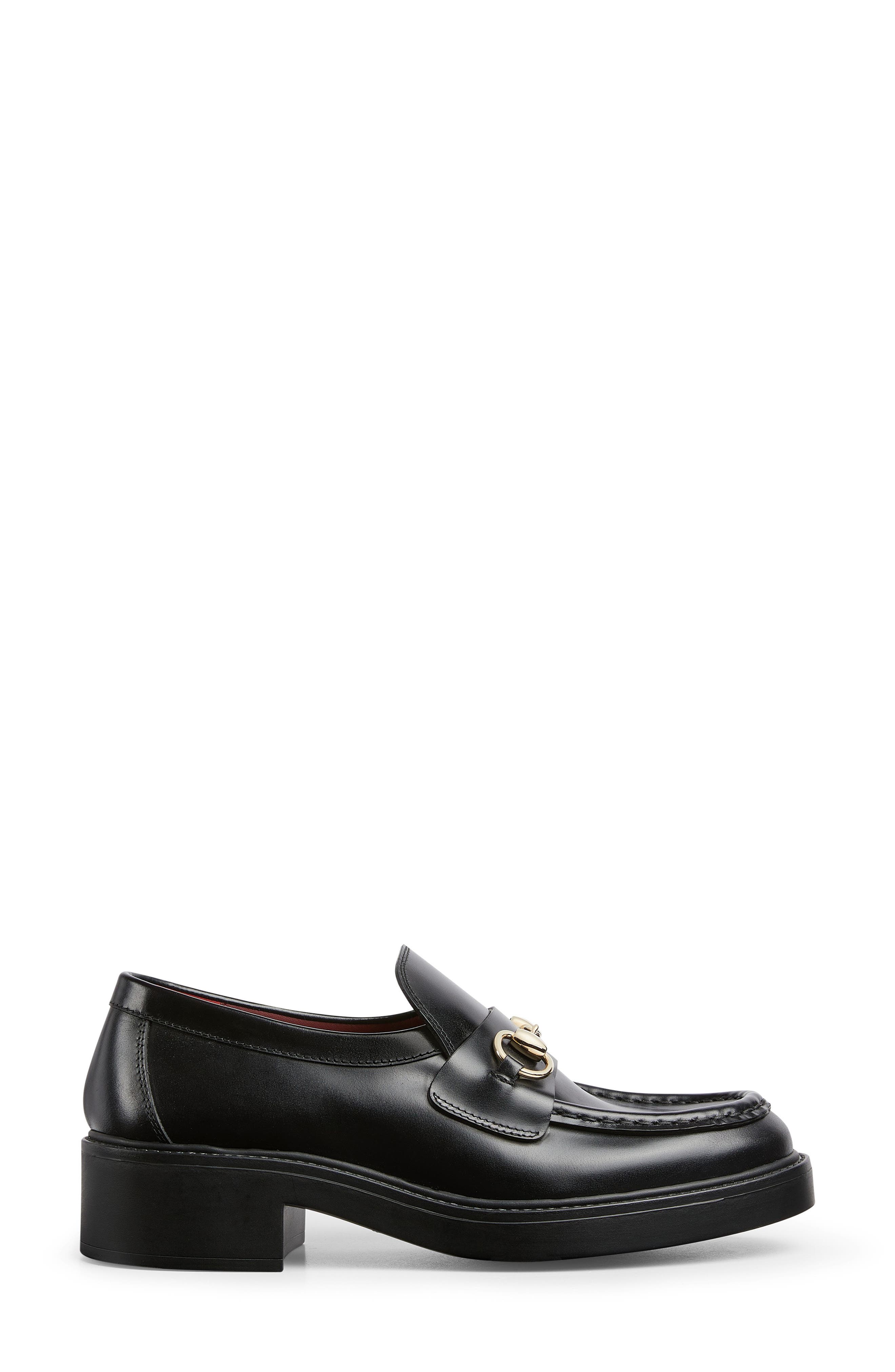 Gucci Mr. Horsebit Loafer, Alternate, color, Nero
